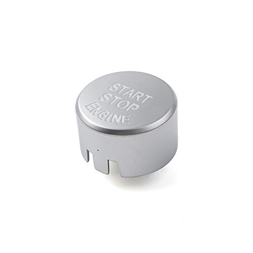 GZYF Abdeckung für Start-Stopp-Taste, Austausch des Zündschalters Für F Für 1 2 3 4 5 6 7 Serie X1 X2 X3 X4 X5 X6 G Chassis Silbe von GZYF