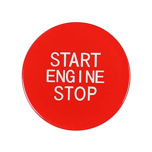GZYF Automotor Start Stopp Knopf Abdeckung Zündung Zierleiste Dekoration Für 3er G20, 8er G14 G15 G16, Xeris G05 G06 G07 G29, Rot von GZYF