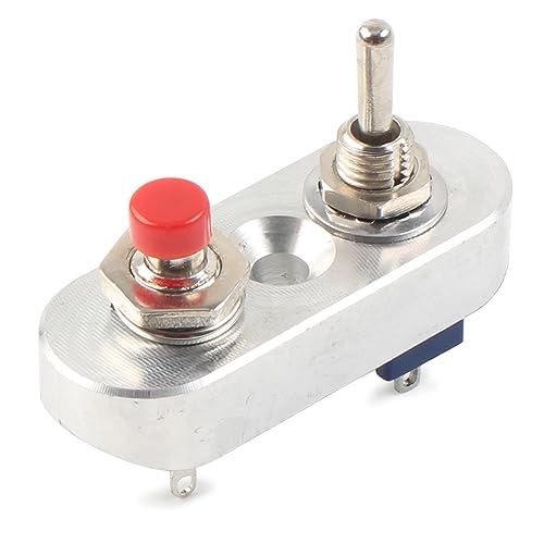 GZYF Universal 7/8 "Lenker Griff Schalter Aluminium Legierung Silber Mini Dual Kippschalter Push Button Für Horn Scheinwerfer AUF-OFF GZYF Universal 7/8 "Lenker Griff Schalter Aluminium Legierung Silber Mini Dual Kippschalter Push Button Für Horn Scheinwerfer AUF-OFF von GZYF