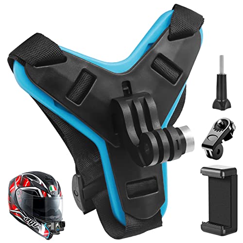 GZcaiyun 1 Stück Motorradhelm Halterung Set, Motorradhelm Kinnhalterung, Helmhalterung Motorrad Kompatibel mit GoPro und Den Meisten Actionkameras GZcaiyun 1 Stück Motorradhelm Halterung Set, Motorradhelm Kinnhalterung, Helmhalterung Motorrad Kompatibel mit GoPro und Den Meisten Actionkameras von GZcaiyun