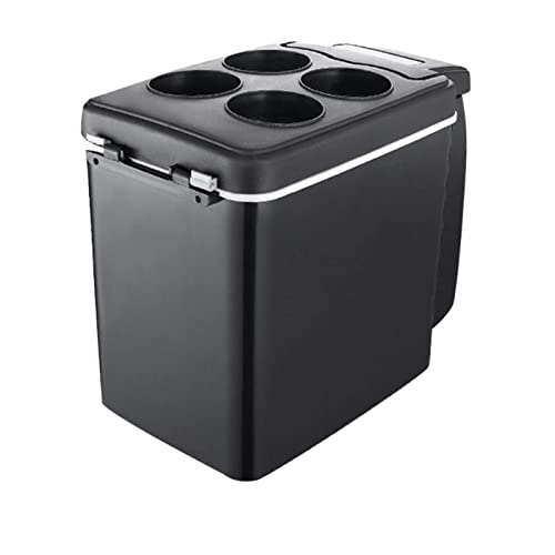 GaRcan Mini-Kühlschrank, 6 Liter, Auto-Mini-Kühlschrank, leicht, mit doppeltem Verwendungszweck, isolierte Kühlbox, Container, Halbleiter-Auto-Kühlschrank, Eisbox von GaRcan