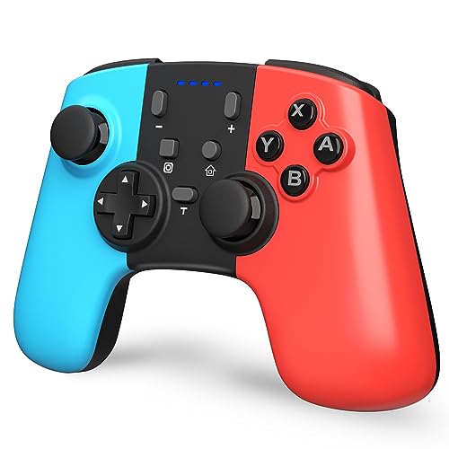 Gaaqii Switch Pro Controller, Wireless Controller für Switch OLED/Lite/PC, Joystick Gamepad Mit Aufwachen, 6-Achsen Gyroskop, Doppelmotor, Turbo und Screenshot Gaaqii Switch Pro Controller, Wireless Controller für Switch OLED/Lite/PC, Joystick Gamepad Mit Aufwachen, 6-Achsen Gyroskop, Doppelmotor, Turbo und Screenshot von Gaaqii