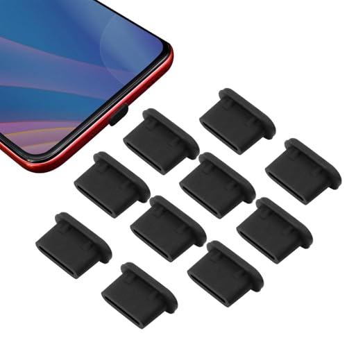 Gacqpli USB C Staubschutzstecker Typ C Port Staub Stecker Staubschutz Typ-C-Stecker 10 Stück Silikon-Ladeanschluss-Staubschutz Für Mobiltelefone, Computer, Kameras, Tablets Gacqpli USB C Staubschutzstecker Typ C Port Staub Stecker Staubschutz Typ-C-Stecker 10 Stück Silikon-Ladeanschluss-Staubschutz Für Mobiltelefone, Computer, Kameras, Tablets von Gacqpli
