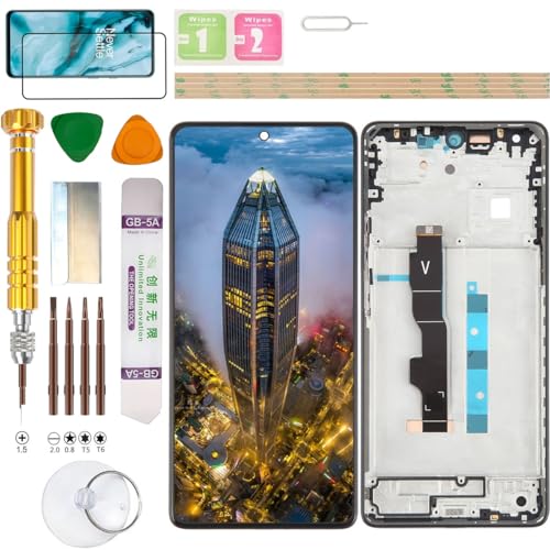 Gadget Troops (Incell) LCD Display Assembly for Xiaomi Redmi Note 13 (5G Version) 2312DRAABG Screen Replacement Kit (Black) von Gadget Troops