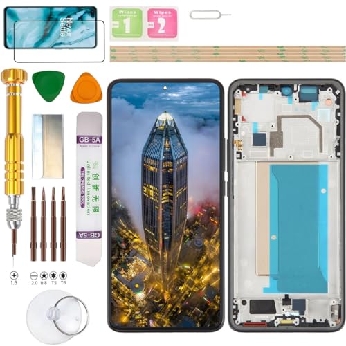Gadget Troops (Kein Fingerabdruck) LCD-Display-Montage für Xiaomi 13T 2306EPN60G / 13T PRO 23078PND5G Bildschirm Ersatz-Kit (schwarz) von Gadget Troops