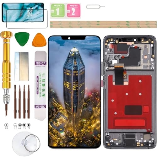 Gadget Troops (Kein Fingerabdruck) LCD-Display für Huawei Mate 20 PRO LYA-L09, LYA-L29 Bildschirm Ersatz-Kit (schwarz) von Gadget Troops