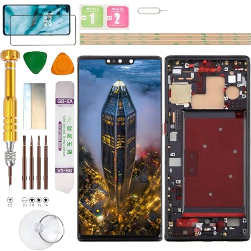 Gadget Troops (Kein Fingerabdruck) LCD-Display für Huawei Mate 30 PRO LIO-L09, LIO-L29 Bildschirm Ersatz-Kit (schwarz) von Gadget Troops