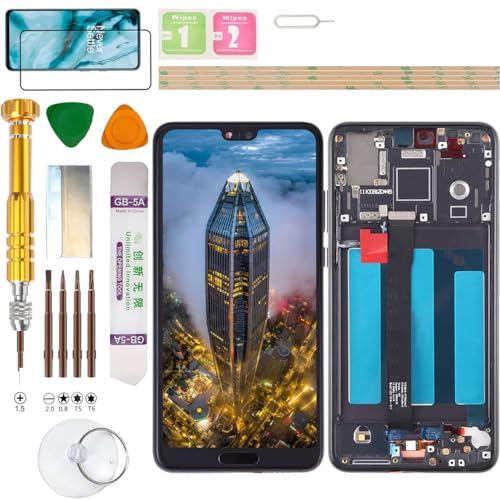 Gadget Troops LCD Display Assembly for Huawei P20 EML-L09, EML-L29 Screen Replacement Kit (Black) von Gadget Troops