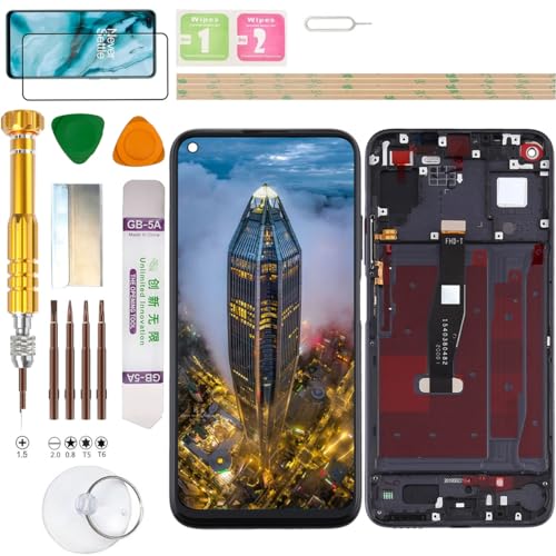 Gadget Troops LCD-Display-Montage für Huawei Nova 5T YAL-L21, YAL-L61, YAL-L71 Bildschirm Ersatz-Kit (schwarz) von Gadget Troops