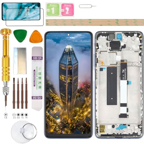 Gadget Troops LCD-Display-Montage für Xiaomi Mi 10T Lite M2007J17G Bildschirm Ersatz-Kit (schwarz) von Gadget Troops
