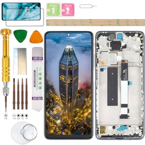 Gadget Troops LCD-Display-Montage für Xiaomi Mi 10T Lite M2007J17G Bildschirm Ersatz-Kit (schwarz) von Gadget Troops