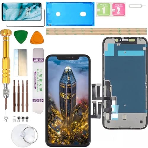 Gadget Troops LCD-Display-Montage für iPhone 11 A2221, A2111, A2223 (Incell/IC Transplant) Bildschirm-Ersatz-Set von Gadget Troops