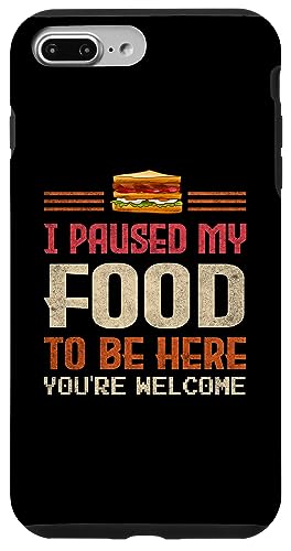 I Paused My Food To Be Here Geschenk für Lebensmittelbegeisterte Hülle für iPhone 7 Plus/8 Plus I Paused My Food To Be Here Geschenk für Lebensmittelbegeisterte Hülle für iPhone 7 Plus/8 Plus von Gadi