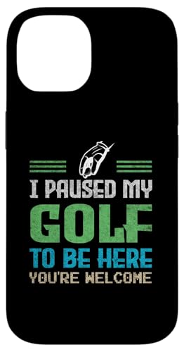 I Paused My Golf To Be Here Lustige Idee für Golf-Enthusiasten Hülle für iPhone 14 I Paused My Golf To Be Here Lustige Idee für Golf-Enthusiasten Hülle für iPhone 14 von Gadi