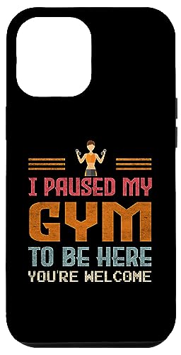I Paused My Gym To Be Here Lustige Idee für Fitness-Enthusiasten Hülle für iPhone 12 Pro Max I Paused My Gym To Be Here Lustige Idee für Fitness-Enthusiasten Hülle für iPhone 12 Pro Max von Gadi