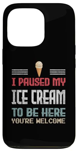 Ich habe meine Eiscreme pausiert, um für Eiscreme-Enthusiasten da zu sein Hülle für iPhone 13 Pro von Gadi
