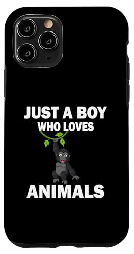 Nur ein Junge, der Affentiere liebt Jungs Hülle für iPhone 11 Pro von Gadi