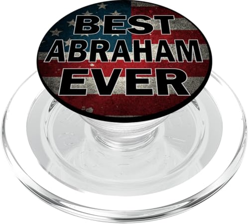 Personalisierter Name Abraham I Love Abraham USA Vintage Style PopSockets PopGrip für MagSafe Personalisierter Name Abraham I Love Abraham USA Vintage Style PopSockets PopGrip für MagSafe von Gadi