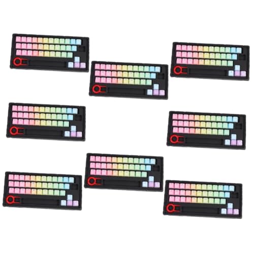 8 Sätze Tastenkappe Mechanische Tastatur Schutzfilm Einzigartig Pbt von Gadpiparty