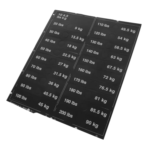 Gadpiparty 1 Blatt Gewichtsetikett Gewichtsaufkleber Schilderaufkleber Für Fitnessgeräte Übung Etiketten Aufkleber Große Aufkleber Etiketten Für Gewichtsstapel Pvc Selbstklebend Schwarz Gadpiparty 1 Blatt Gewichtsetikett Gewichtsaufkleber Schilderaufkleber Für Fitnessgeräte Übung Etiketten Aufkleber Große Aufkleber Etiketten Für Gewichtsstapel Pvc Selbstklebend Schwarz von Gadpiparty