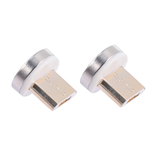 Gadpiparty 1 Paar Usb- Stecker Rechts Mikro Leistung Ersatz Tragbar Anschlüsse Männlich Für Kabel Buchsenleisten Micro-usb-adapter Legierung von Gadpiparty