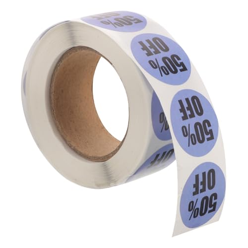 Gadpiparty 1 Rolle -Aufkleber runden aus Vinyl Etiketten Aufkleber rundes Etikett entfernbare Etiketten lassen sich leicht abziehen Ladenaufkleber Aufkleber Etiketten präsentieren von Gadpiparty