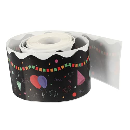 Gadpiparty 1 Rolle Ballonaufkleber Pinnwand Rand Home Classroom Display Rand Vinyl Aufkleberpapier Wanddekoration Pinnwand Dekorationen Zimmerrandbesatz Schwarz Beschichtete Gadpiparty 1 Rolle Ballonaufkleber Pinnwand Rand Home Classroom Display Rand Vinyl Aufkleberpapier Wanddekoration Pinnwand Dekorationen Zimmerrandbesatz Schwarz Beschichtete von Gadpiparty