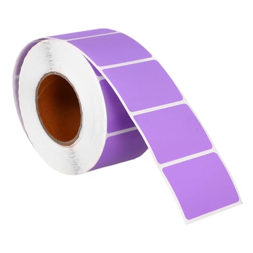 Gadpiparty 1 Rolle Farbiges Thermoetikettenpapier Thermal- Drucken Sie Etikettenaufkleber Farbe Aufkleber Für Thermodrucker Multifunktionsdrucker Thermopapier Violett von Gadpiparty
