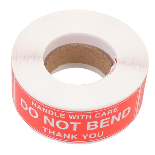 Gadpiparty 1 Rolle Versandaufkleber Aufkleber Beschriftungen Vorsicht zerbrechliche Aufkleber klein Zerbrechliche Aufkleber zum Bewegen Etikett selbstklebendes Papier rot Gadpiparty 1 Rolle Versandaufkleber Aufkleber Beschriftungen Vorsicht zerbrechliche Aufkleber klein Zerbrechliche Aufkleber zum Bewegen Etikett selbstklebendes Papier rot von Gadpiparty