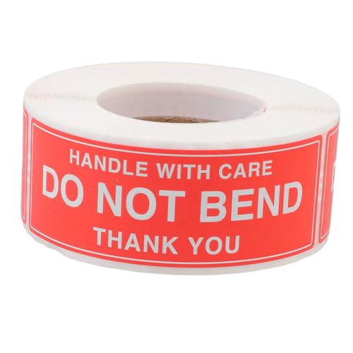 Gadpiparty 1 Rolle Versandaufkleber Etiketten Verpackungsaufkleber Zerbrechliche Warnaufkleber Vorsicht Zerbrechliche Aufkleber Warnaufkleber Nicht Knicken Rot Selbstklebendes Papier Gadpiparty 1 Rolle Versandaufkleber Etiketten Verpackungsaufkleber Zerbrechliche Warnaufkleber Vorsicht Zerbrechliche Aufkleber Warnaufkleber Nicht Knicken Rot Selbstklebendes Papier von Gadpiparty