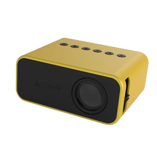 Gadpiparty 1 Satz Beamer Filmprojektionsgerät Tragbarer Medienprojektor Mini-projektor Heimprojektor Videoplayer Film-Player Telefonprojektor Filmprojektor Media Player Yellow Plastik Gadpiparty 1 Satz Beamer Filmprojektionsgerät Tragbarer Medienprojektor Mini-projektor Heimprojektor Videoplayer Film-Player Telefonprojektor Filmprojektor Media Player Yellow Plastik von Gadpiparty