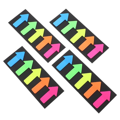 Gadpiparty 1 Satz Haftnotiz Klein Etiketten Seitenaufkleber Lesenotizen-aufkleber Pads Büroartikel Büromaterial Boxen Set Zerreißbare Notizblöcke Index-aufkleber Das Haustier Colorful 4 Stück von Gadpiparty