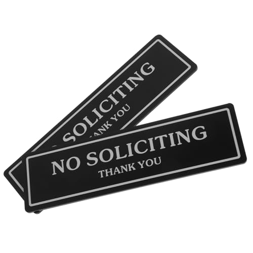 Gadpiparty 1 Satz Keine Werbeschilder Keine aufdringlichen Fensteraufkleber Kein Werbeschild für die Haustür Oh Shop-Tür-Schild kein Aufforderungsschild nach Hause Acryl Black Gadpiparty 1 Satz Keine Werbeschilder Keine aufdringlichen Fensteraufkleber Kein Werbeschild für die Haustür Oh Shop-Tür-Schild kein Aufforderungsschild nach Hause Acryl Black von Gadpiparty