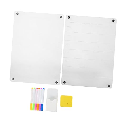 Gadpiparty 1 Satz Kühlschrank-Magnet-Message-Board Kühlschrankplaner Zeitplantafel kühlschrankorginizer kühlschranl organisator Kühlschrank trockener Löschbrett Acryl trocken abwischbar leer Gadpiparty 1 Satz Kühlschrank-Magnet-Message-Board Kühlschrankplaner Zeitplantafel kühlschrankorginizer kühlschranl organisator Kühlschrank trockener Löschbrett Acryl trocken abwischbar leer von Gadpiparty