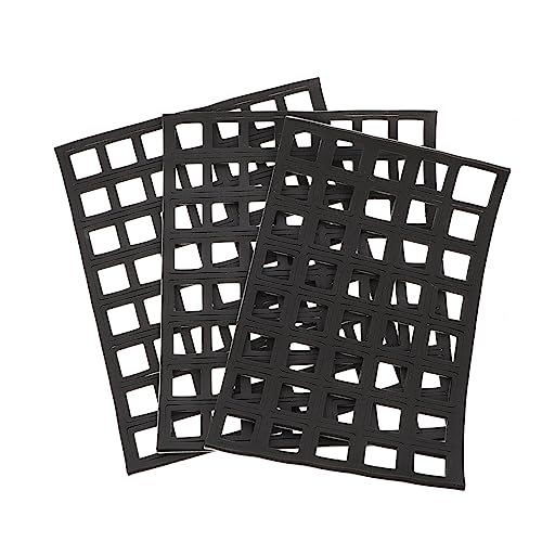 Gadpiparty 1 Satz Lärmabsorbierende Baumwolle Filme mechanische Tastatur Klaviatur tastaturschutz Keyboard Foam Positionierungstafel-Aufkleber Computer-Tastatur-Pad koreanischer Schwamm Black von Gadpiparty