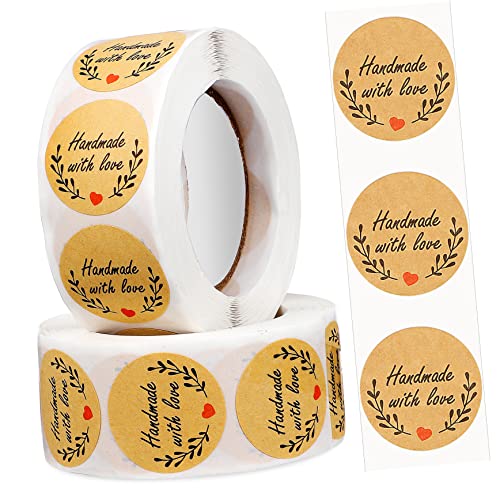 Gadpiparty 1 Satz Liebe Aufkleber Backen Konserven Runde Aufkleberetiketten Name Mit Gemacht Für Backsiegel-etikettenaufkleber Kreis Aufkleber Etiketten Kraftpapier 2rollen Gadpiparty 1 Satz Liebe Aufkleber Backen Konserven Runde Aufkleberetiketten Name Mit Gemacht Für Backsiegel-etikettenaufkleber Kreis Aufkleber Etiketten Kraftpapier 2rollen von Gadpiparty