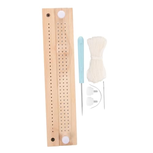 Gadpiparty 1 Satz Locher-Ordner bastelbedarf buchbindemaschine Bindewerkzeug Lochwerkzeug Bastelwerkzeug binden machen Buchbinderei Herstellung DIY-Buchbindung Buchzubehör Buchbau-Kit hölzern von Gadpiparty