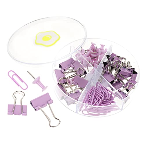 Gadpiparty 1 Satz Papierklammernde Long Tail Clip -Kombination Büroklammern zum Fixieren von Akten Mini-Büroklammern Papierclips Büroklammer aus Kunststoff Büroklammerklemme Plastik Violett Gadpiparty 1 Satz Papierklammernde Long Tail Clip -Kombination Büroklammern zum Fixieren von Akten Mini-Büroklammern Papierclips Büroklammer aus Kunststoff Büroklammerklemme Plastik Violett von Gadpiparty