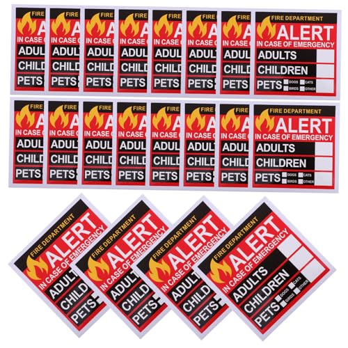 Gadpiparty 1 Satz Sicherheitsalarmaufkleber Finden Abdeckung Vinyl Notfall-rettungsaufkleber Stichworte Schild Finder-aufkleberfenster Rettungs-sicherheitsaufkleber 20 Blatt Gadpiparty 1 Satz Sicherheitsalarmaufkleber Finden Abdeckung Vinyl Notfall-rettungsaufkleber Stichworte Schild Finder-aufkleberfenster Rettungs-sicherheitsaufkleber 20 Blatt von Gadpiparty