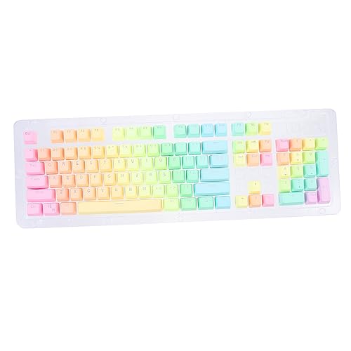 Gadpiparty 1 Satz Tastenkappe Kappen für Computertastaturen personalisierter Schlüssel dekorativer Schlüssel Taste für mechanische Tastatur Ersatzschlüsselkappen Rechner pbt frostblau von Gadpiparty