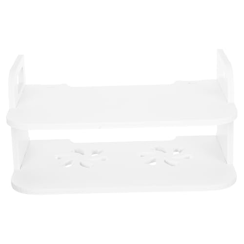 Gadpiparty 1 Satz Wohnzimmer Router Wandmontage Wandmontierte Router Aufbewahrungsbox Projector Stand Router Wandmontage Projektorhalter Halterung von Gadpiparty