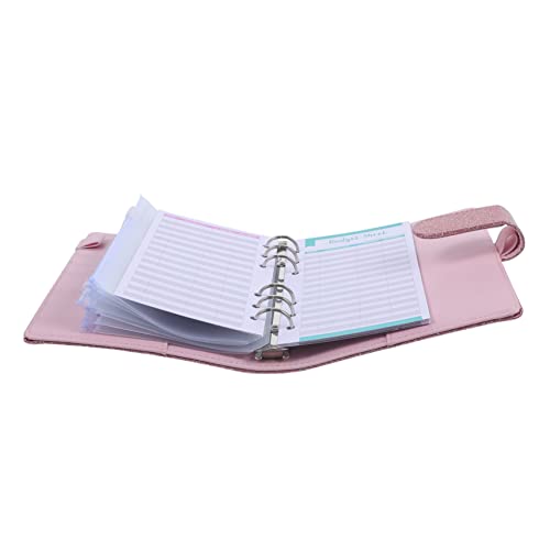 Gadpiparty 1 Set Ordner Mit Reißverschlusstasche Organizer Budgetordner Tagesplaner Planer Spar Challenge Ordner Notizbuch Grundlagen Budgetplaner Geldlehrerplaner Budgetbuch Rosa von Gadpiparty