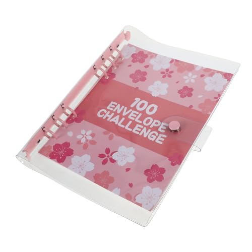 Gadpiparty 1 Set Sparbuch Sparordner Budget Sparbuch Budgetbuch Budgetordner Budgetplaner Organizer Geldspar Challenge Ordner Rosa Kunststoff von Gadpiparty