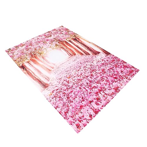 Gadpiparty 1 Stück Fotografie Tuch Foto Hintergrund Hintergrundtuch Hochzeitskulisse Stoff für Blumenfotografie wandteppich Valentinstag-Foto-Requisite Blumenkulisse Vinyl von Gadpiparty