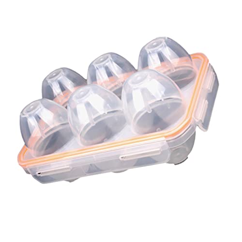 Gadpiparty 1 Stück Karton Eierkarton im Freien Eierkiste Mini-Topf aus Edelstahl eiertablett egg tray Eierbehälter im Freien Organizer zur Aufbewahrung von Eiern Camping Container von Gadpiparty