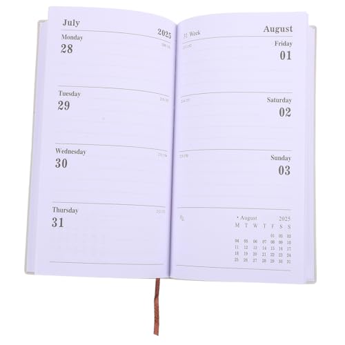 Gadpiparty 1 Zeitplan 2025 Notizbuch Zur Arbeitsplanung Monatsplaner 2025 Agenda Notebook Tag Tasche Terminkalender Täglich Zeitplan-notizbuch 2025 Notizbücher Notizbuch Zu Machen Kunstleder von Gadpiparty