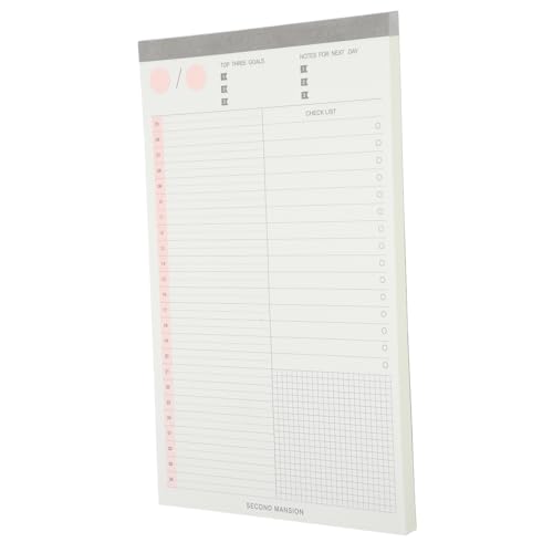 Gadpiparty 1 Zeitplanbuch Büro Checkliste Notizblock täglich notizbuch wöchentlich praktischer Planer-Notizblock Hinweis Lieferungen Aufgabenplaner kompakte Notizblöcke Papier von Gadpiparty