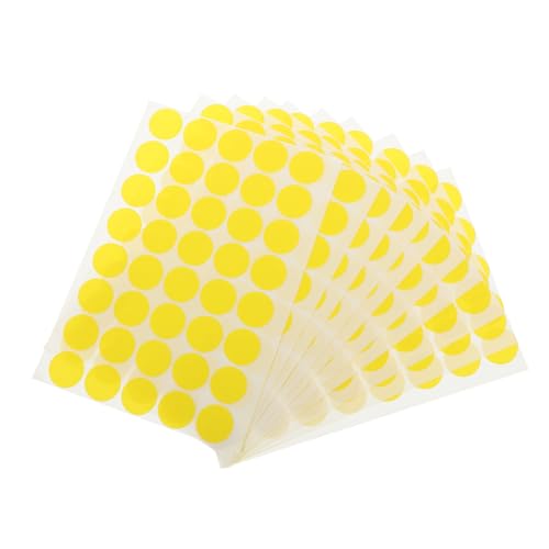 Gadpiparty 10 Blatt Farbige Tag -aufkleber Klebrig Farbige Runde Aufkleber Kreise Runden Runde Etiketten Kleine Kreisaufkleber Versiegelt Etiketten Aufkleber Punkte Mini Form Papier Gelb Gadpiparty 10 Blatt Farbige Tag -aufkleber Klebrig Farbige Runde Aufkleber Kreise Runden Runde Etiketten Kleine Kreisaufkleber Versiegelt Etiketten Aufkleber Punkte Mini Form Papier Gelb von Gadpiparty