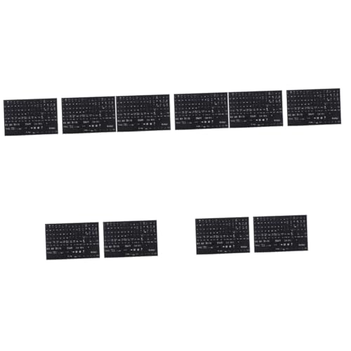 Gadpiparty 10 Blatt Tastatur Folienaufkleber Computertastatur Transparente Aufkleber Desktop Tastatur Laptop Aufkleber Aufkleber Nach Buchstaben Transparente Tastatur Laptop von Gadpiparty