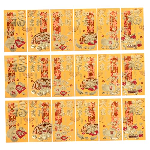 Gadpiparty 10 Cartoon Roter Umschlag Dekorationen Mond- Paket Umschläge Chinesischer Roter Umschlag Rote Tasche Rote Geldtasche Papier von Gadpiparty